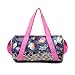 Nickelodeon JoJo Siwa Pink Denim Sequin Unicorn Sticker Duffle Bag for Girls