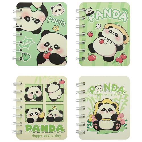 Petit carnet A7 panda à spirale rigide pour ne plus jamais perdre vos idées de poche