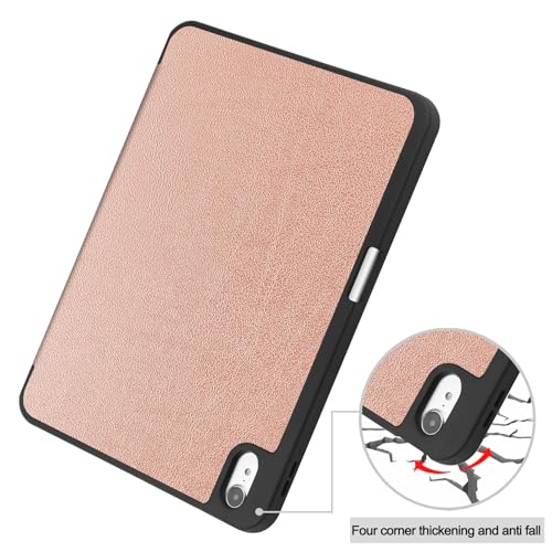 Coque iPad 11 génération A16 2025 design épuré ajustement premium or rose - 6