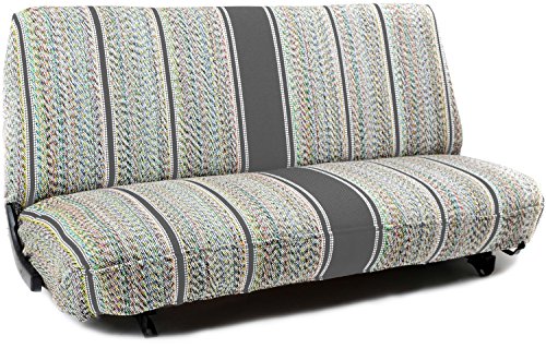 Outlaw Universal Bench Seat Cover Fits Ford, Chevrolet, Dodge, and Full Size Pickup Trucks - Gray