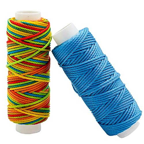 Hilos encerados 12 colores para coser y manualidades miniatura 3