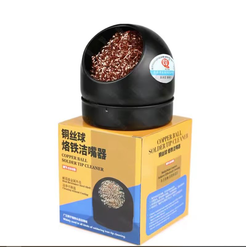 DZK Soldering Solder Iron Tip Cleaner Brass Kit Metal Wire Welding or Bit Steel Ball Mesh tool Flux (B0CYLQRWL7) Amazon Price History, Amazon Price Tracker