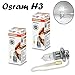 Produktbild 2x Osram H3 55W 12V 64151 Original Weiß Long Life High Tech Ersatz Halogen Birne für Scheinwerfer, Fernlicht, Nebelleuchte vorne - E-geprüft