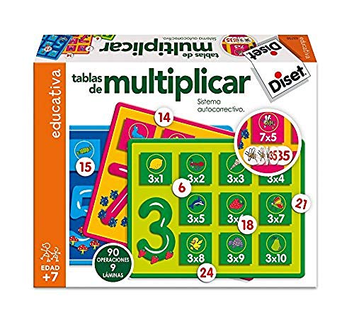 Diset 63730 - Tablas De Multiplicar