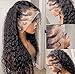 younsolo Human Hair Deep Wave Bundles with Baby Hair for Black Women Wet and Wavy 100% Unprocessed Brazilian Virgin 150% Density Glueless Deep Wave Bundles 22 Inch