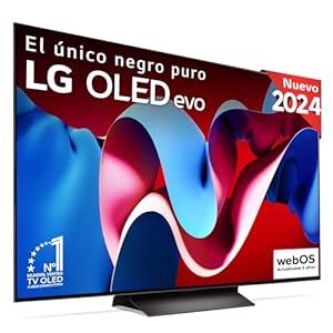 LG OLED77C44LA, 77″, OLED 4K, Serie C4, 3840×2160, Smart TV, WebOS24, Procesador a9, Dolby Vision, Dolby Atmos, TV Gaming, 144 Hz, AMD FreeSync, Negro