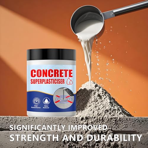 Concrete Super Plasticizer, Concrete Admixture, 16 Ounces High Range Water Reducer - High-Performance Super plasticizer Concretes Additive for Superior Strength, Workability (White, 16 Ounces) - Image 3
