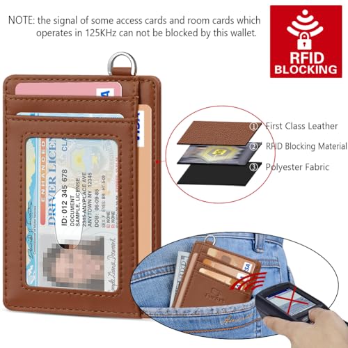 Image of FurArt Slim Minimalist Wallet RFID Credit Card Holder for Men | slim minimalist compact rfid id window thin