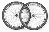 26 Inch Mountain Bike Wheel Set DTS 535 Ferruled Rim 36 Spoke Shimno Centerlock Hubs...