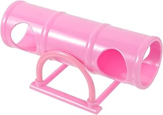 ABOOFAN Balde De Hamster Pequeno Animal Esconderijo Gangorra Divertida Túnel De Hamster Túnel De Cobaia Brinquedo Gangorra De Hamster Labirinto De Hamster Tubos De Brinquedo Tubo De