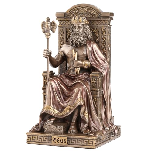 Estatua de Zeus 15.56 cm Diseño Veronese