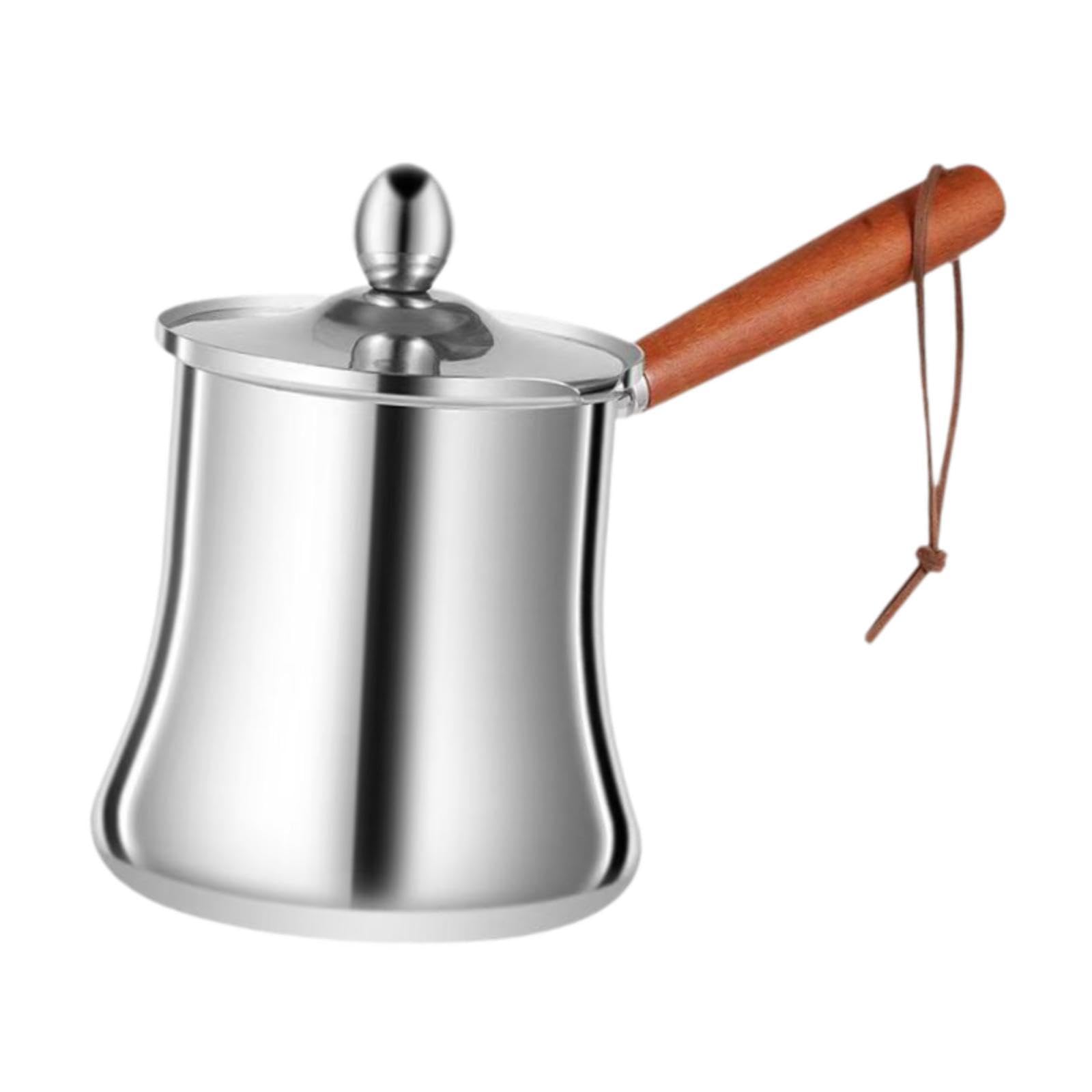 Stainless Steel Turkish Coffee Pot for Stove Top Versatile Small Boiling Pot 350ml|Home & Garden | Kitchen, Dining & Bar | Small Kitchen Appliances | Coffee & Tea Makers