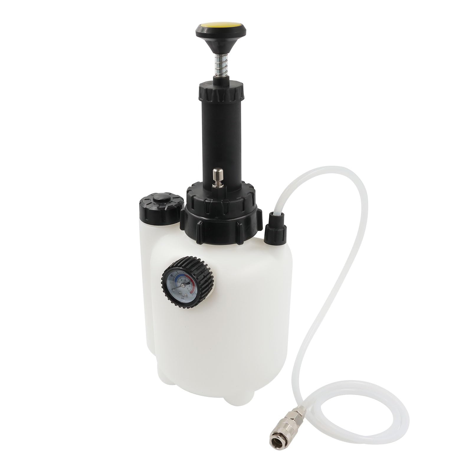 Kit di spurgo dei freni manuale da 3 l, dispositivo di spurgo freni per auto, con bottiglia di spurgo da 1 l e 4 adattatori per cilindro principale, pompa manuale per spurgo del liquido dei