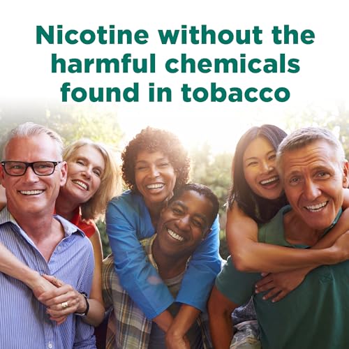 Image of Amazon Basic Care Nicotine Polacrilex Gum 4 mg, Mint Flavor, Stop Smoking Aid, Reduces Withdrawal Symptoms and Nicotine Cravings, 310 Count
