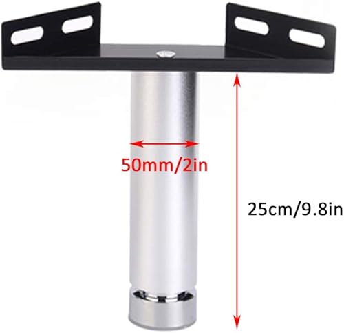 Miniatura 2 de Patas de cama para muebles, patas de repuesto ajustables, patas de soporte de aleación de aluminio, conexión de código de esquina, patas de cama de