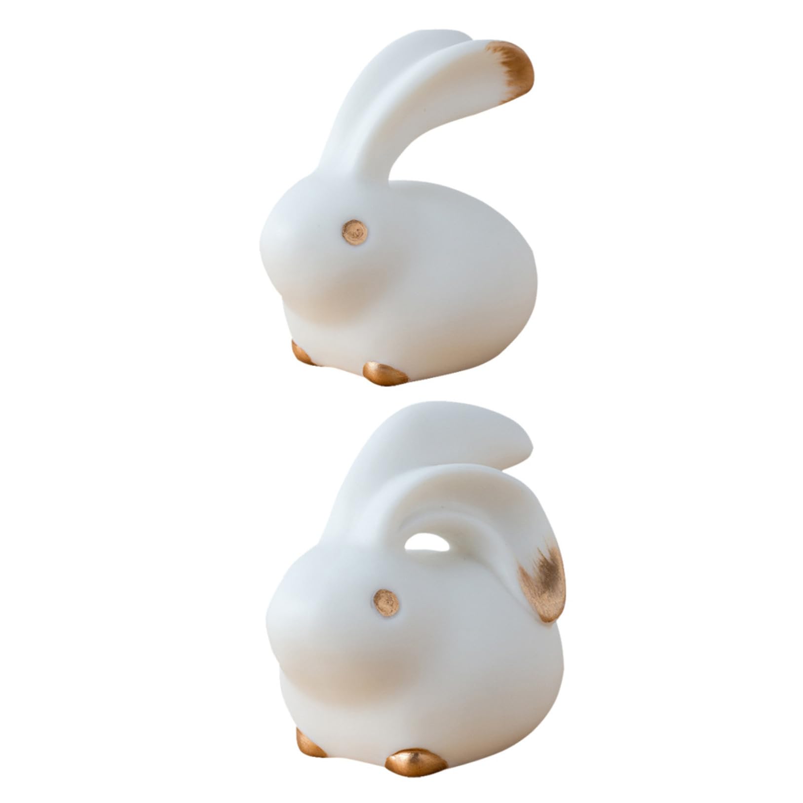 Figurine de lapin céramique NUOBESTY artisanat d'art et bibelot ornemental haut de gamme