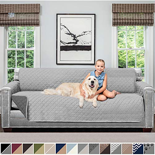 Sofa Shield Original Patent Pending Reversible X-Large Oversized Sofa Protector for Seat Width