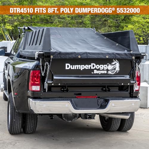 Image of Buyers Products DTR4510 Roll Tarp Kit for 8 Foot Poly DumperDogg Inserts