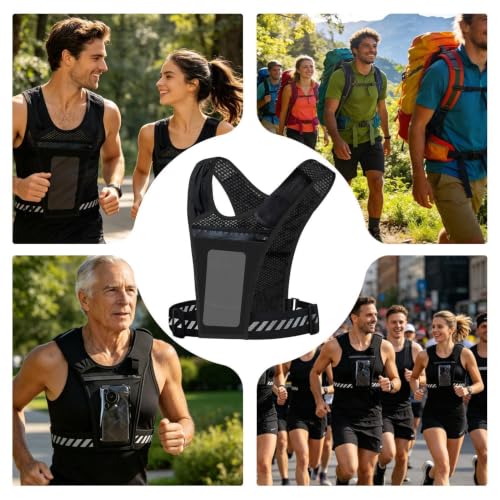 Chaleco de hidratación para correr con bolsa de agua ajustable 5