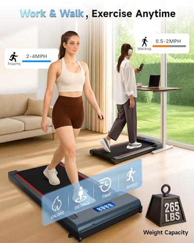 Image of NeoSilent Walking Pad Under Desk Treadmill for Home with BLDC Core and Extra-Large Belt, App and Remote Control,Compact and Portable for Small Space