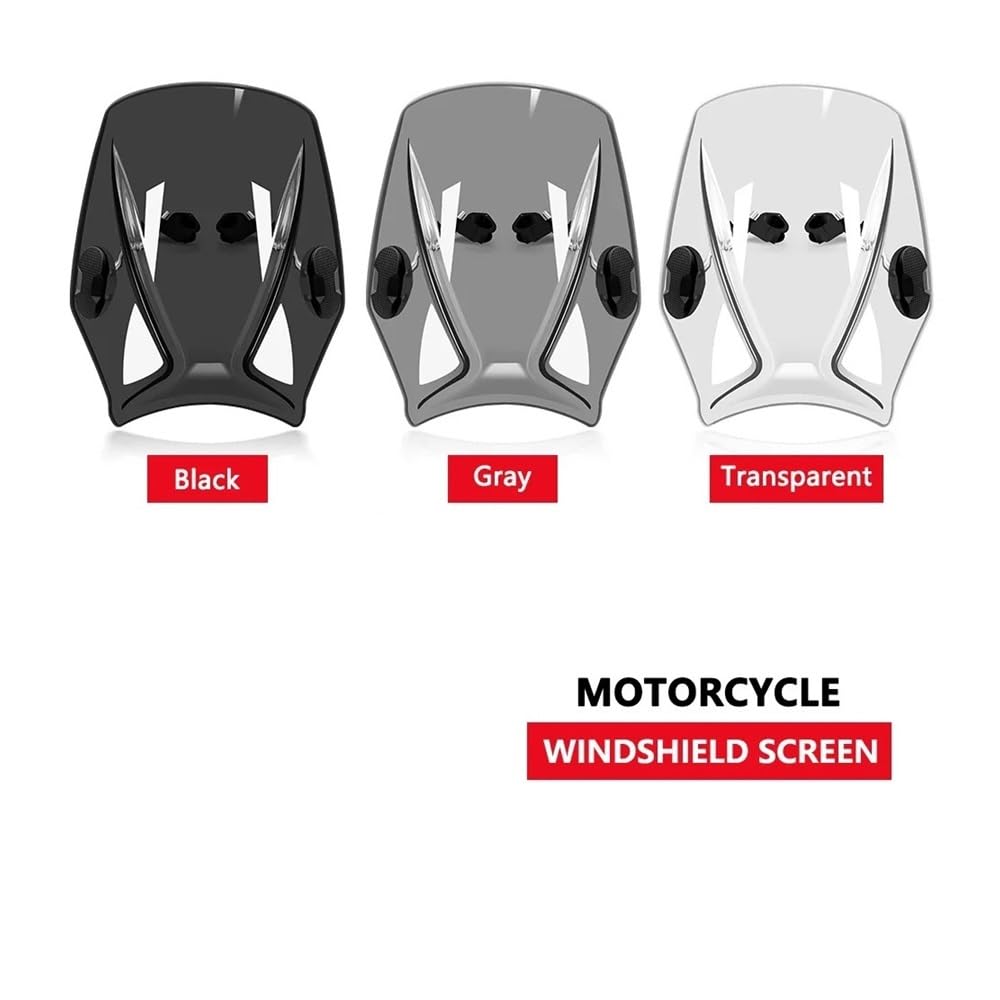 Parabrezza a doppia bolla Per G1-125 2020-2024 Parabrezza Universale Accessori Moto Copertura Dello Schermo Deflettori