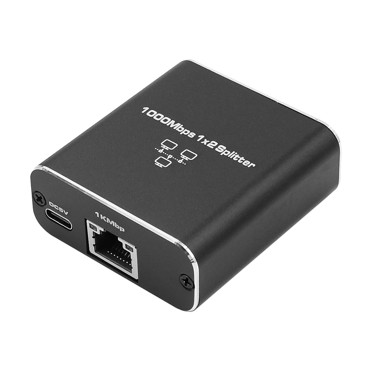 Divisor Ethernet de Alta Velocidad 1000 Mbps Conector 1 a 2 Dispositivos Simultáneos Alnicov