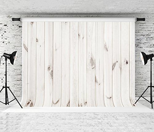 Best Cyber Deals 🔥 Kate 8x8ft White Wood Backdrops for Photography Wood Photography Backdrop Wooden Background