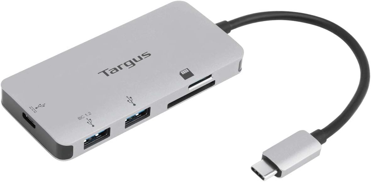 Targus USBC MP Hub Card Reader Adptr, Silver