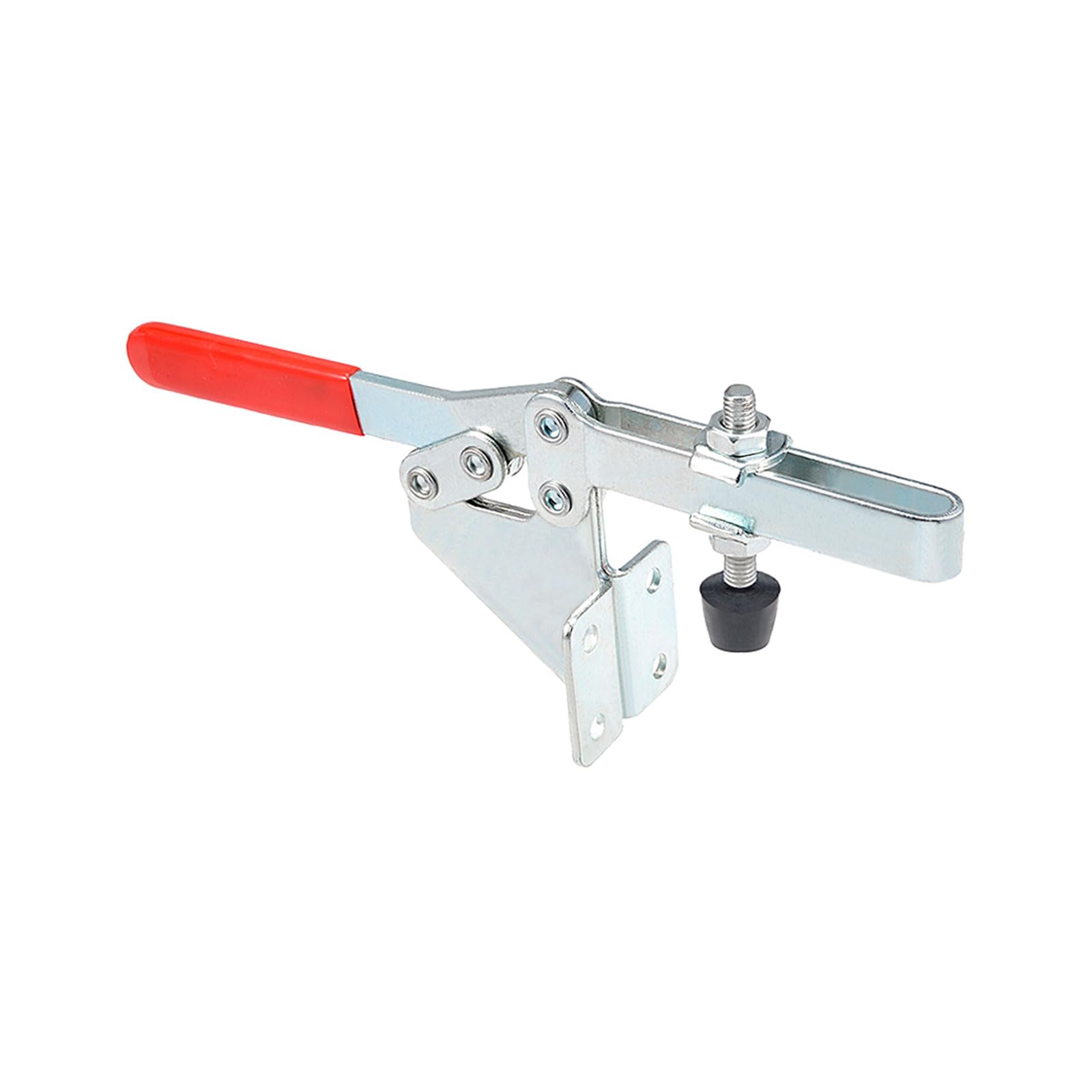 CoCudToggle Clamp, DEMA-202FL 499Lbs Holding Capacity, Horizontal Quick Release Down Clamp Duty - (Applications: for Woodworking)