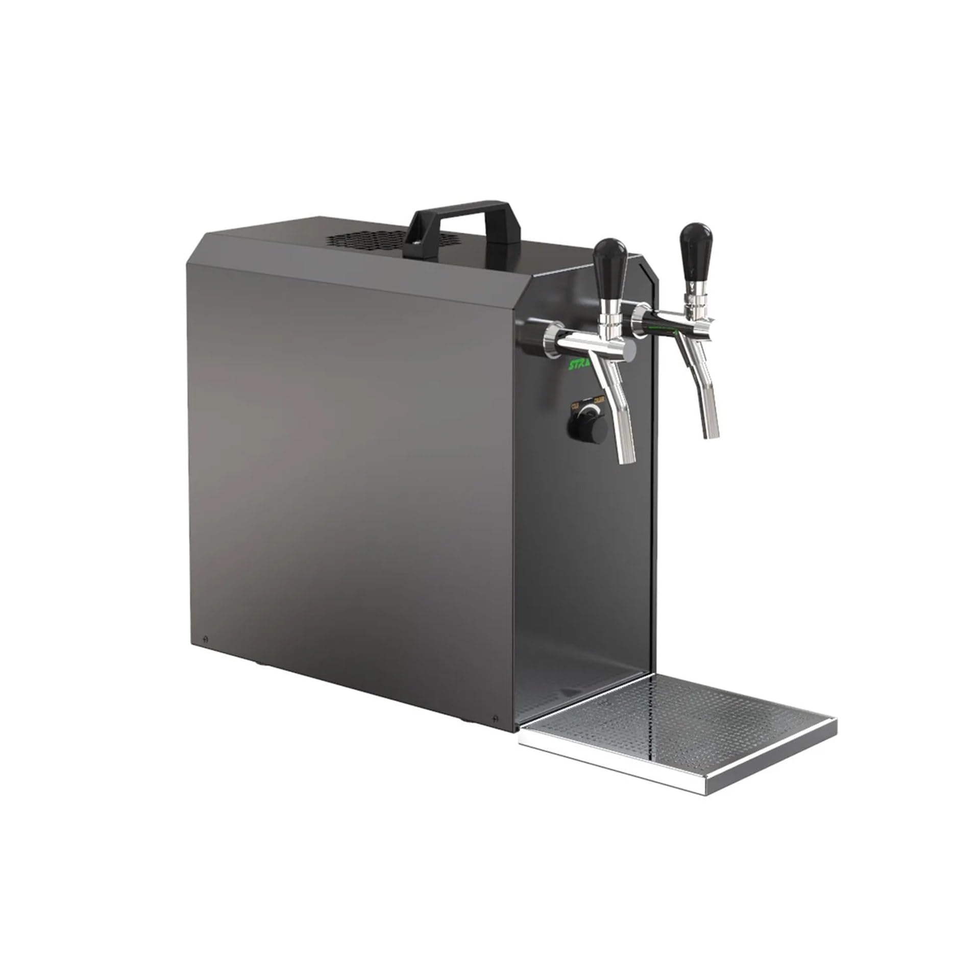 Kit Completo bajo encimera Stream 50K - Sistema de dispensación de Cerveza con Bomba de Aire, 2 líneas, hasta 55 l/h, Adaptador de 5 l y Köpi, Tipo D
