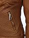 Lock and Love LL WJC747 Womens Dressy Vegan Leather Biker Jacket L Camel