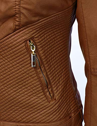 Lock and Love Dressy Vegan Leather Jacket