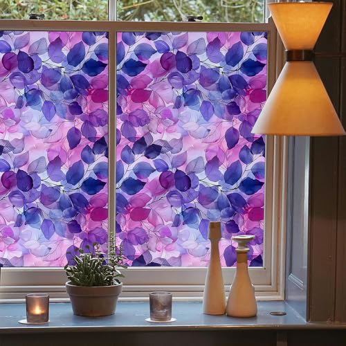 Vinilo decorativo adhesivo violeta 15.7x118 pulgadas miniatura 3