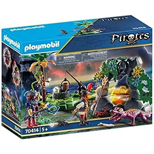 PLAYMOBIL Pirates 70414 Escondite Pirata, A Partir de 5 a&ntilde;os