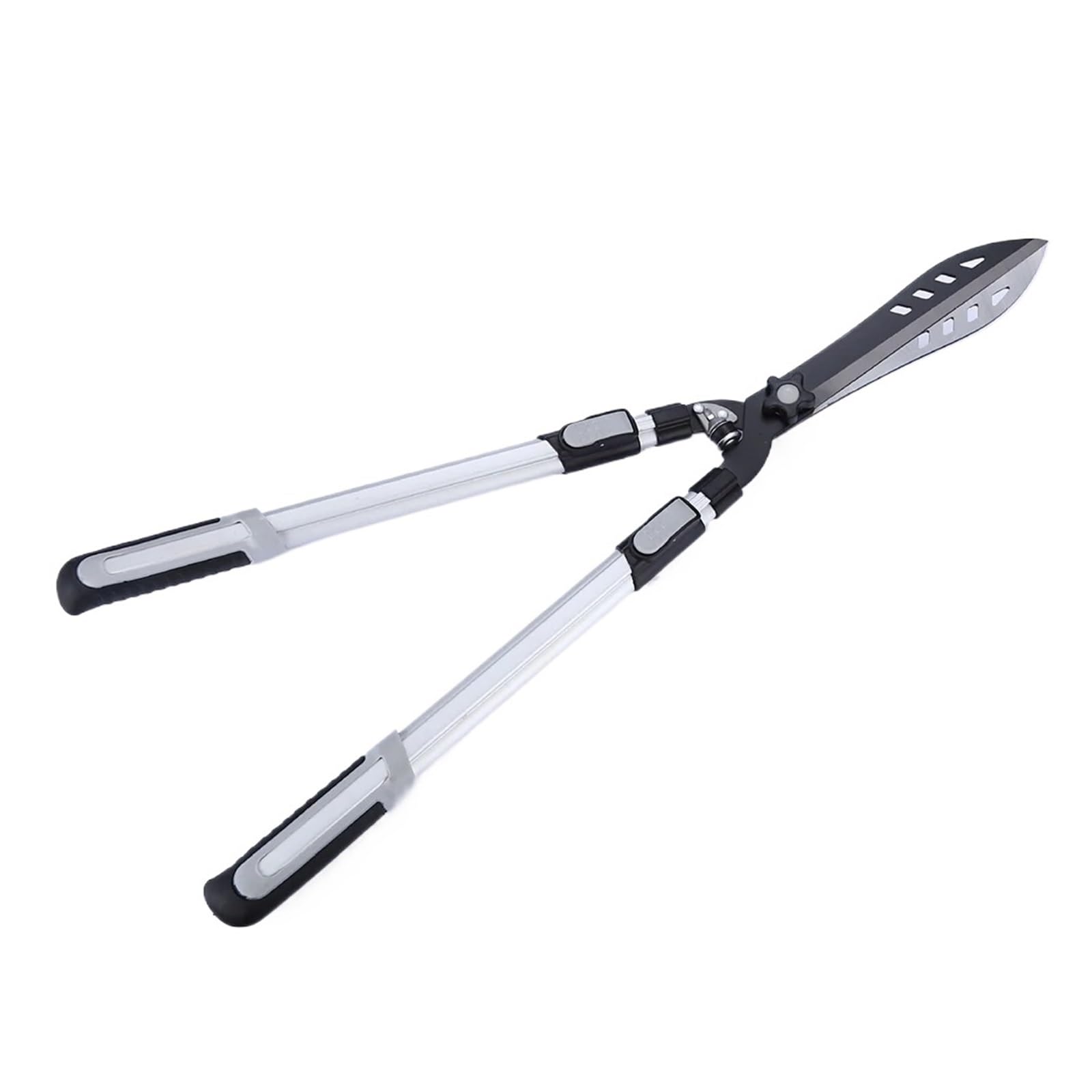 Garden Long Pruner Set, Telescopic Hedge Clippers Pruning Shears Soft Plant Branch Cutter Boxwood Trimmer(SK5 Steel Wide)