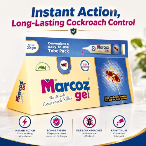 Image of marcoz Gel Ultimate Cockroach Killer (Set of 2X20G ) inchGuaranteed Effect inch Powerful - Pink, Pack of 2