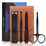 Aceoce Nail Clipper Set Manicure Set Men Nail Tools Accessories Personal Nail Care Tools Toe Finger Nail Clippers Travel Grooming Kit Manicure Pedicure Kit Nail kit Personal Care Gift for Men Fathers