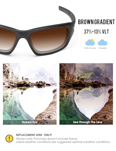 Image of BLAZERBUCK Polarized Replacement Lenses for Oakley Valve New 2014 OO9236 Sunglass