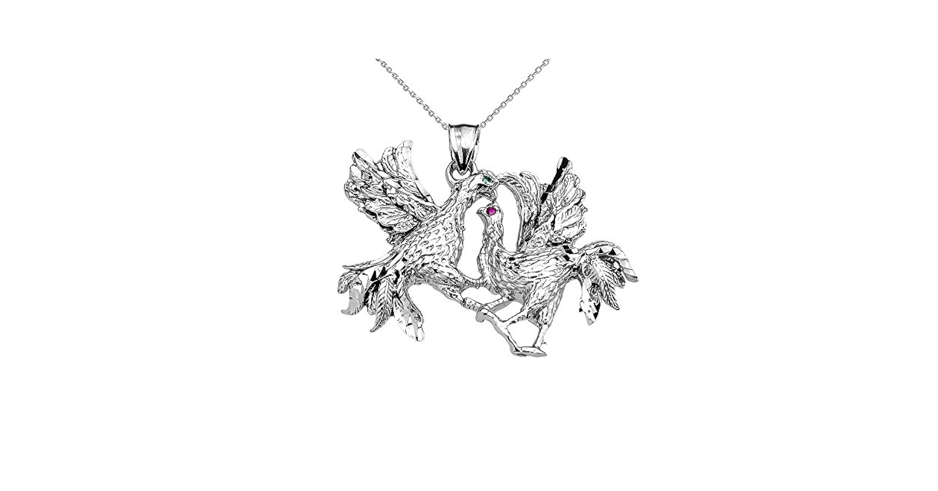 ネックレス・ペンダント fighting cock \"Real bone cross \"necklace Amazon.com: Claddagh Gold Animal Kingdom Sterling Silver Red