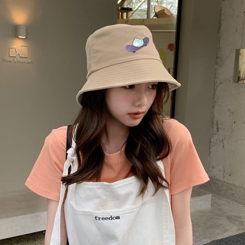 Miniatura 2 de Sombrero de pescador de algodón de moda, sombreros de pescador de verano, viajes, playa, sombreros de sol, talla única