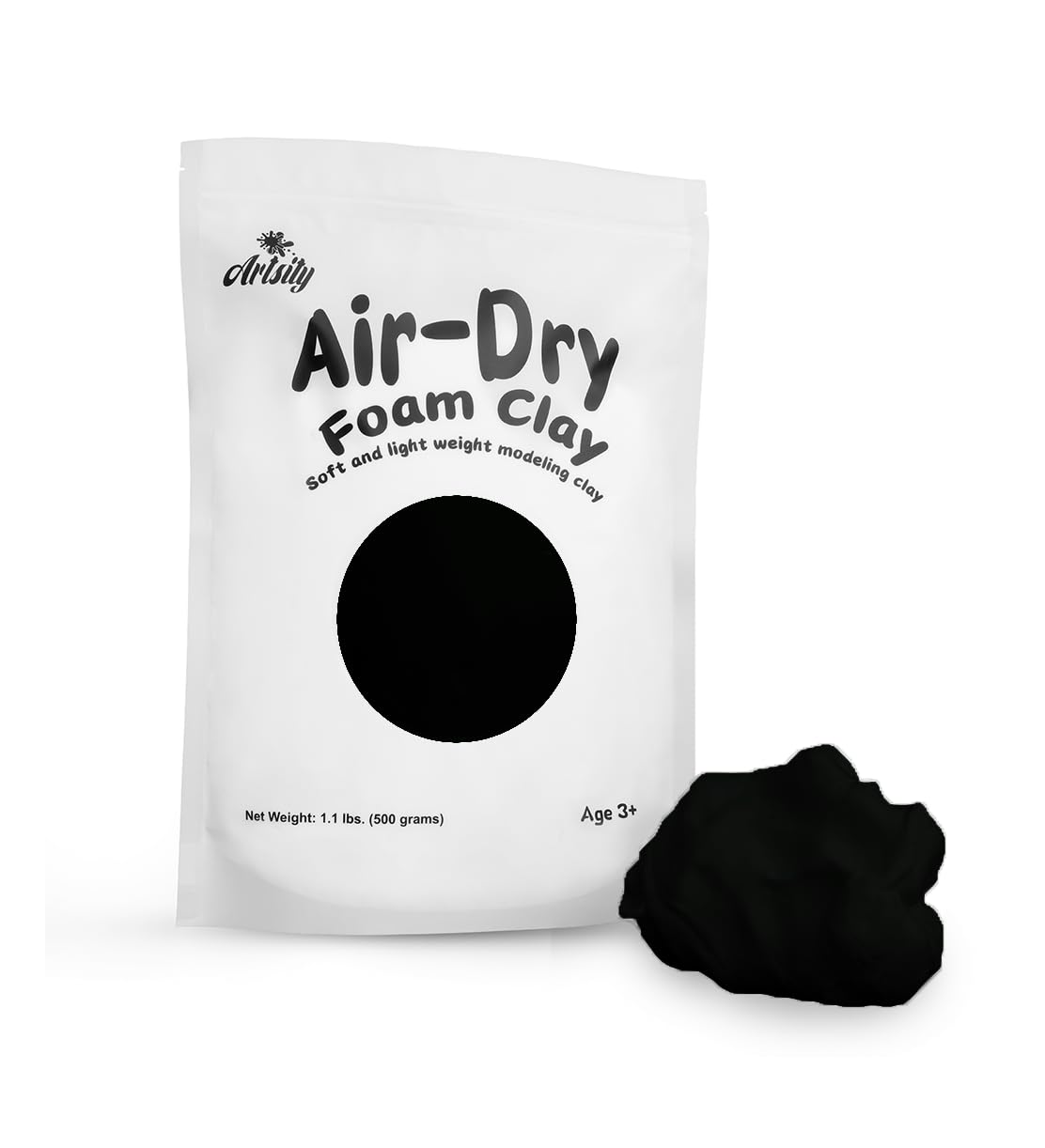 Squishy Sculpting Clay White Air Dry 2-Pack | Soft Modeling Clay For Kids  Crafts, Slime \u0026 Cosplay - No Baking Needed Foam Clay, image size:1112x1222