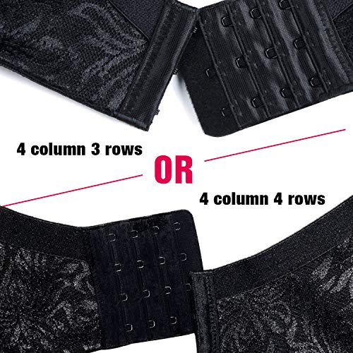 Wingslove Women's Full Coverage Non Padded Comfort Minimizer Wire-Free Bra Plus Size(Black,46B) #TOP6