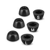 Memory Foam Eartips Replacement for Audio-Technica ATH-TWX9 &sol; ATH-CKS50TW &sol; ATH-SQ1TWBK Wireless Earbuds Earpad Ear Tips