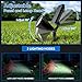 KEV 800 Lumens Solar Spot Lights Outdoor,18 LEDs Solar Flood Lights with 2 Modes &Adjustable &IPX65 Waterproof,Solar Spotlight for Driveway/Backyard/Patio Landscape/Tree/Garage(Cool White, 2 Pack)