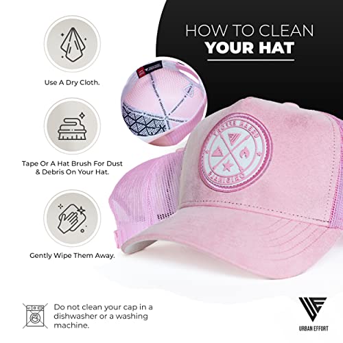 Image of Urban Effort Trucker Hat for Men - Mesh Back Baseball Cap, 5 Panel Snapback Hats for Men and Women