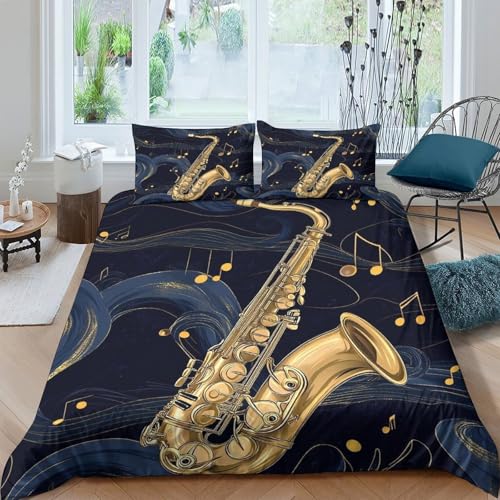 Parure de lit Père Noël 3D en microfibre hypoallergénique pour lit double
