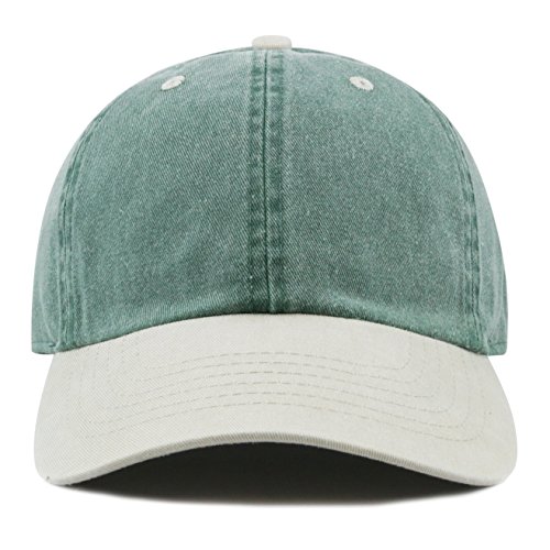 Image of The Hat Depot 100% Cotton Pigment Dyed Low Profile Dad Hat Six Panel Cap