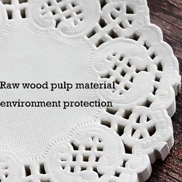 Centrini Di Carta Ovali In Pizzo Bianco | 100 Pezzi USA E Getta | Per Matrimoni, Compleanni E Decorazioni Tavola - Foto 3