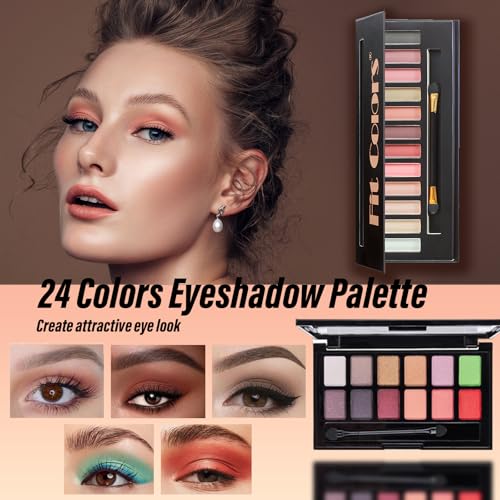 Makeup Set for Women, Makeup Full Kit for Beginners & Professionals, Travel Makeup Set for Teens & Adults, Makeup Gift Set for Girls, Eyeshadow Palette, Lip Gloss, Face & Eye Make up - Image 4