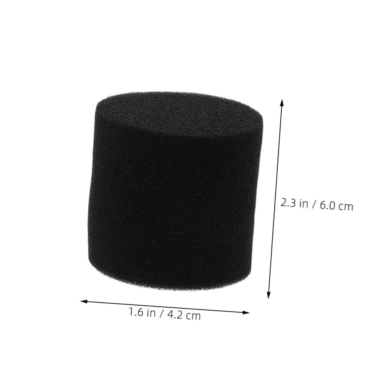 Cabilock 2pcs Bass Tube Plug Acoustic Damping Sponge for Speaker Ports Noise Reduction Bass Optimization Compatible with Home Audio Black